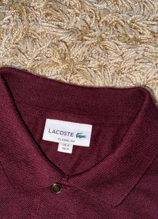 Футболка поло lacoste с крайних коллекций бренда, оригинал5 фото