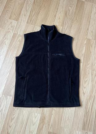 Мужская флисовая жилетка безрукавка