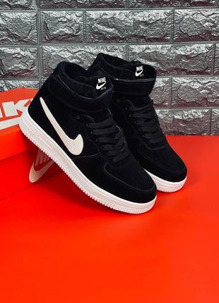 Nike force 1 хайтопы мужские ботинки зимние размеры 40-45