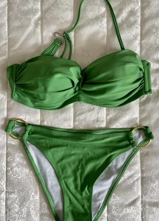 Жіночий зелений купальник s