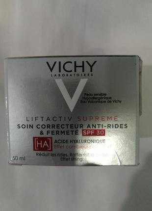 📢уцінка!!! денний крем для обличчя liftactive supreme spf 30 vichy 50ml2 фото