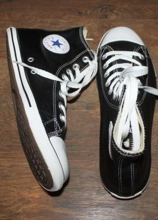 Кеды кожаные converse all star4 фото