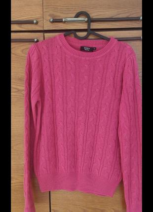 Тоненький свитер/кофта цвета фуксия1 фото