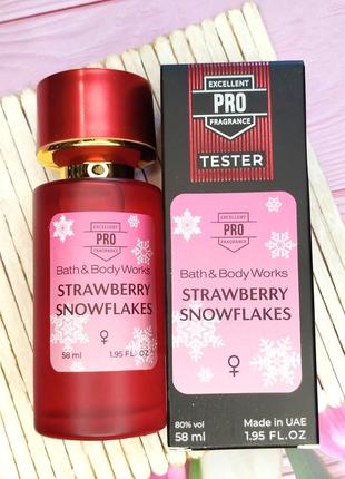 Strawberry snowflakes fragrance mist bath and body works1 фото
