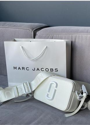 Женская сумка marc jacobs white snapshot