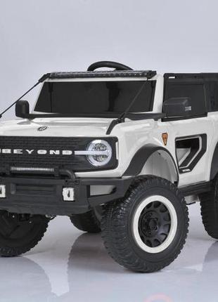 Электромобиль детский ford bronco 4wd (белый цвет) 140w