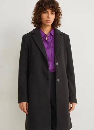 Пальто c&a класичне до колін (при зрості 180 см)
