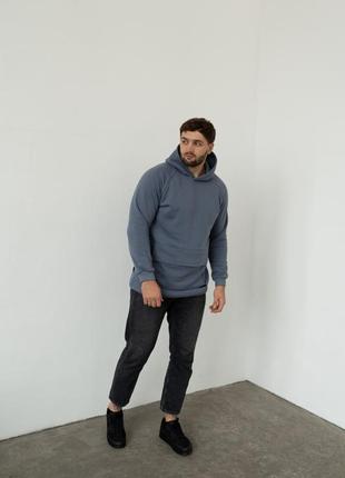 Худі south basic fleece gray6 фото