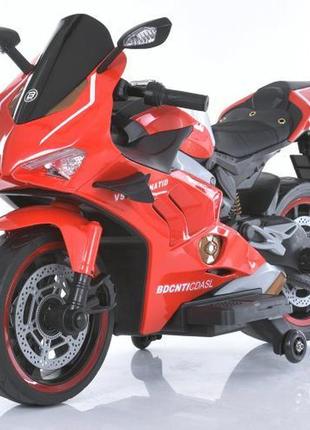 Детский электромотоцикл ducati (красный цвет)