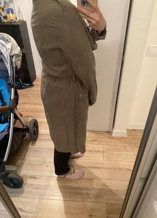 Тренч хаки 3