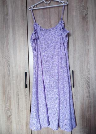Милый легкий сарафан на брительках платье платье размер 50-524 фото
