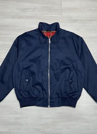 Фирменная мужская куртка ветровка бомбер в английском стиле barbour