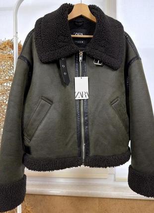 Дубленка zara куртка
