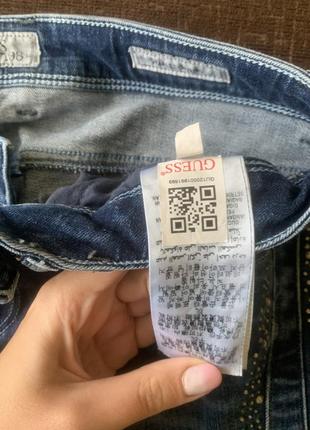 Брюки скинни со стразами guess оригинал3 фото