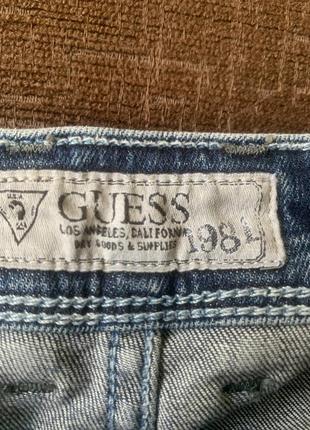 Брюки скинни со стразами guess оригинал5 фото