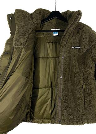 Шерпа, куртка columbia lodge baffled sherpa fleece jacket4 фото