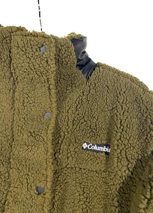 Шерпа, куртка columbia lodge baffled sherpa fleece jacket6 фото
