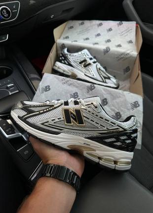 Мужские кроссовки new balance 1906r white gold