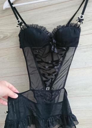 Секси боди ann summers разм s боди с юбочкой1 фото