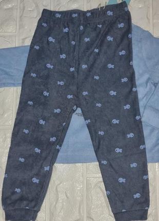 Детский костюм-пижама махровая impidimpi р. 74-80 см.6 фото
