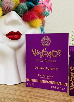 Оригінал пробник парфум парфумована вода versace pour femme dylan purple