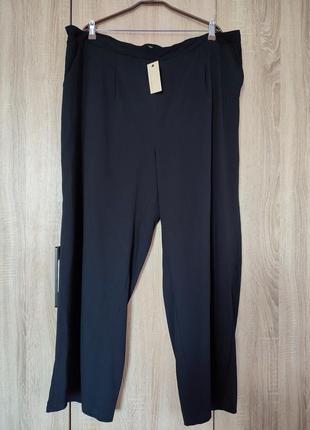 Легенькі чорні брючки брюки штани великого розміру 60-62
