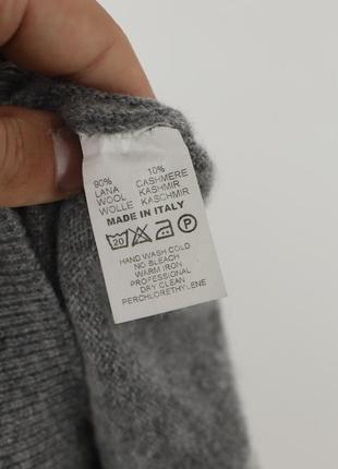 Мужской теплый свитер кофта gran sasso / оригинал &lt;unk&gt; xl (54) &lt;unk&gt;6 фото