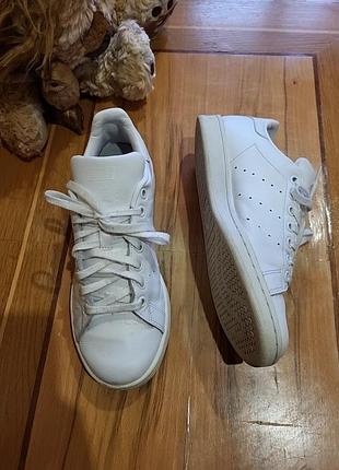 Оригинальные кожаные кеды красовки  adidas stan smith