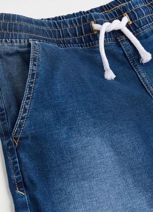 Брендовые джинсовые теплые брюки с трикотажной подкладкой для мальчика h&amp;m сша4 фото