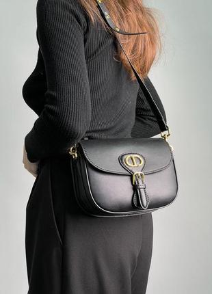 Dior сумочка черная натуральная кожа