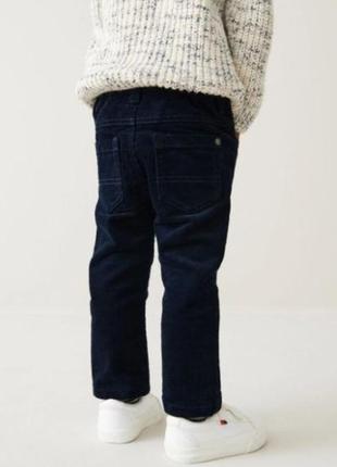 Вилветовые брюки для мальчика next Энтия3 фото