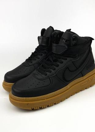 Nike air force 1 goretex black&amp;brown