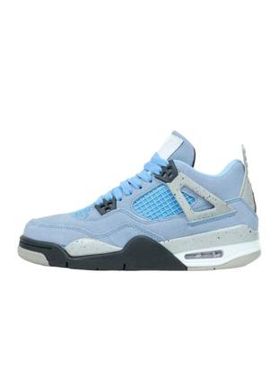 Кроссовки nike air jordan 4 university blue