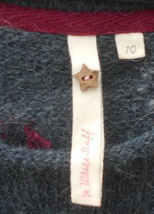Вязаный свитер джемпер с  шерстью альпака4 фото