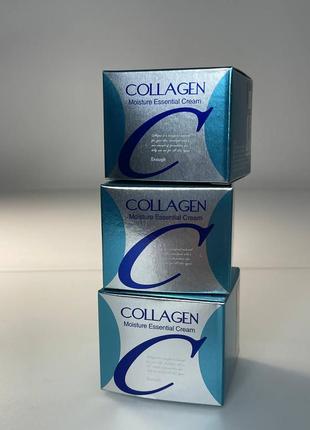 Зволожувальний крем для обличчя з колагеном enough collagen moisture essential cream1 фото