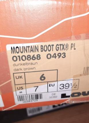 Черевики  lowa mountain boot gtx 39.55 фото