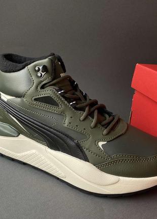 Продам мужские зеленые (хаки) оригинальные кроссовки puma (пума)