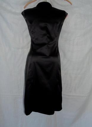 Китайское черное платье,ципао р.xs-s2 фото