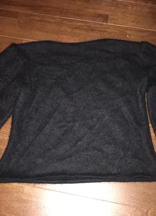 Ангоровый винтажный пуловер с вышивкой!2 фото