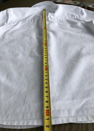 Белая рубашка 10 лет, рубашка белая 140, рубашка элегантная5 фото