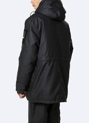 Куртка rains glacial parka 1525 black m/l4 фото