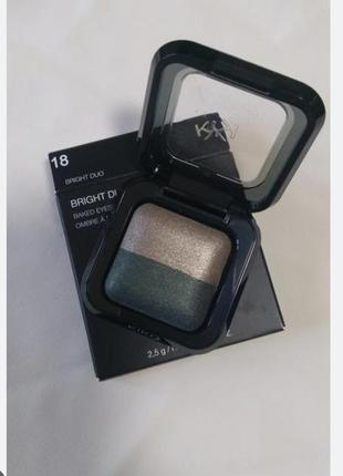 Запеченные двойные тени kiko milano bright baked eyeshadow duo