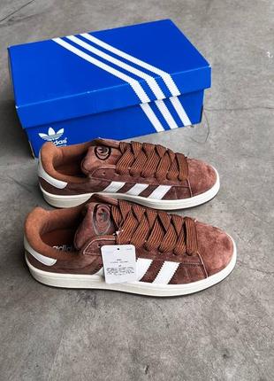 Кроссовки adidas campus brown9 фото