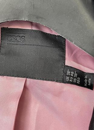 Asos рожевий піджак оксамитовий ошатний концертний чоловічий5 фото