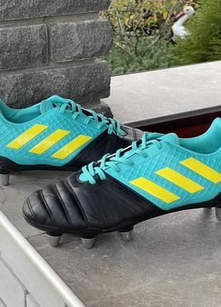Чоловічі бутси adidas karaki 40 (25) регбі футбол сороконіжки футзалки1 фото