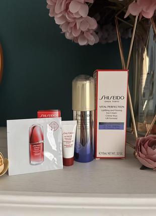 Крем для очей shiseido vital perfection uplifting and firming eye cream2 фото