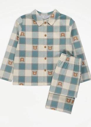Подарочная флисовая теплая пижама для мальчика george (крупнобритания)