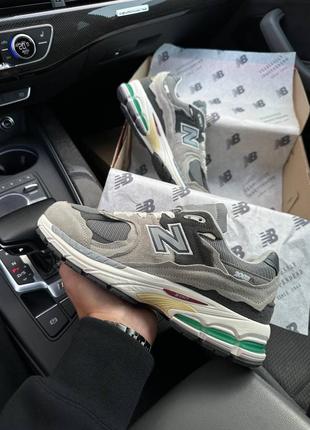 Чоловічі кросівки new balance 2002r protection pack rain cloud gray2 фото