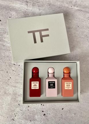 Tom ford - 🌹🍒🍑 decanter discovery collection 🍑🍒🌹 - лимитированный набор парфюма3 фото