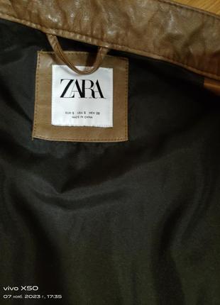 Куртка кожа zara на подростка6 фото